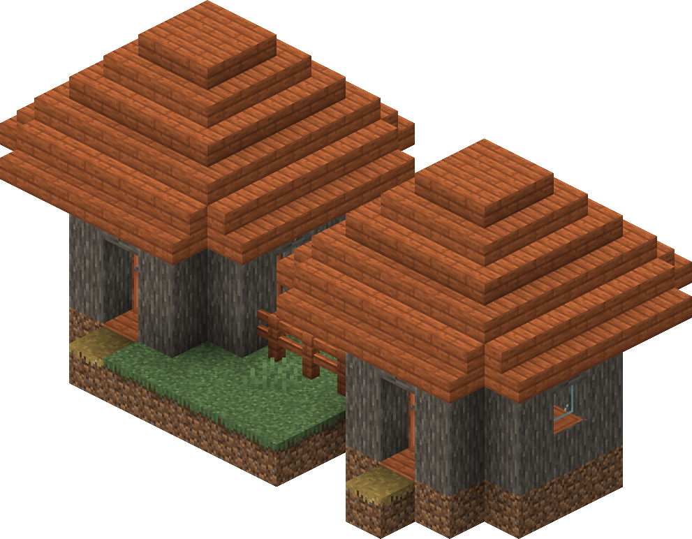 Savanna medium house that may contain iron tools