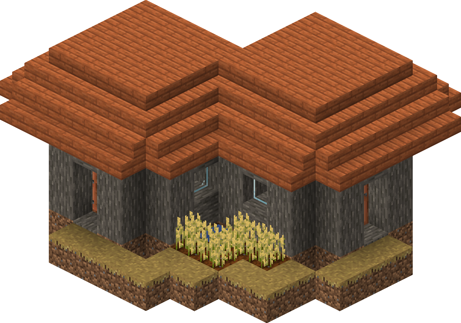 Savanna medium house that may contain iron tools