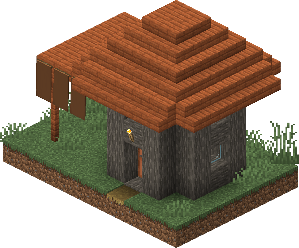 Savanna small house that may contain iron tools