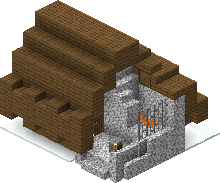 Snowy Tundra Blacksmith house